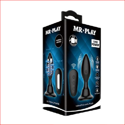 Mr Play Vibrating Anal Plug Super Power