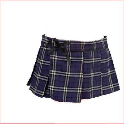 School Girl Skirt Purple S/M