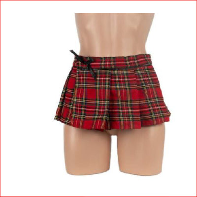 School Girl Skirt Red XS