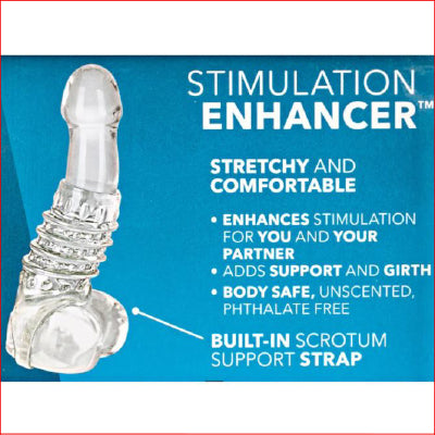 Stimulation Enhancer Clear Nubbies Sleev