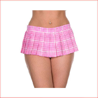Velcro Wrap Around Plaid Pink S/M