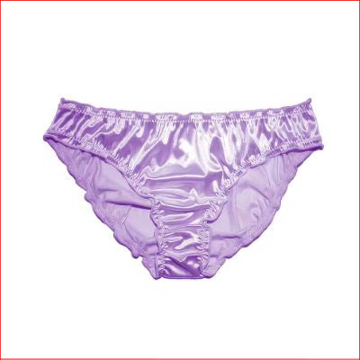 Satin Briefs Purple Large