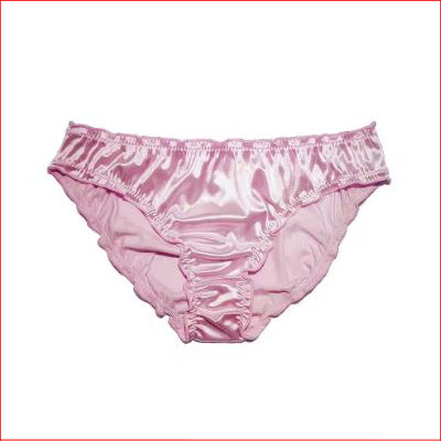 Satin Briefs Pink Large