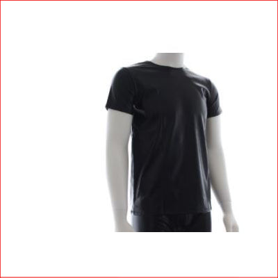 2324 Mens WetLook T-Shirt OS