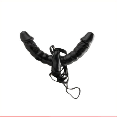 Fetish Fantasy Vibrating Double Delight Strap On