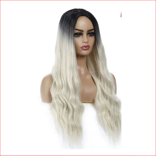 Wig Ombre Blonde Long Straight