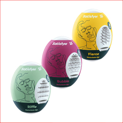 Satisfyer Riffle, Bubble & Fierce Eggs