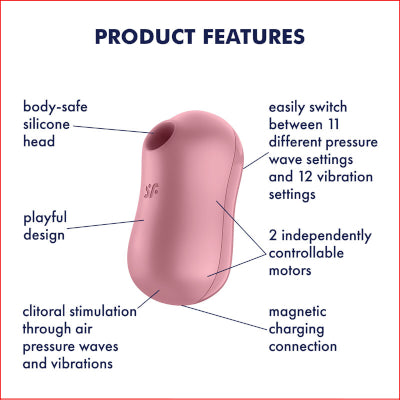 Satisfyer Cotton Candy Light Red