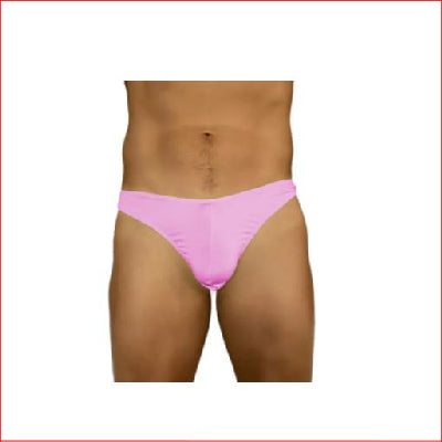 Mens Lycra Thong Light Pink L/XL