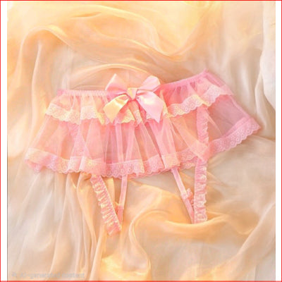 Sheer Seductive Pekk-A-Boo Pink Large