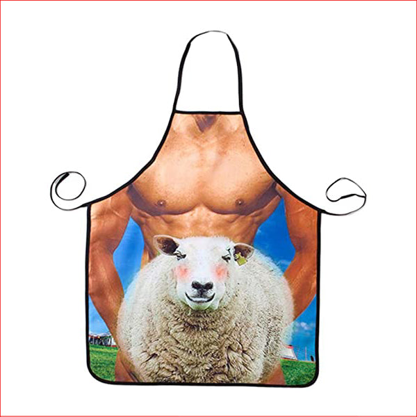 Apron Man And Sheep d