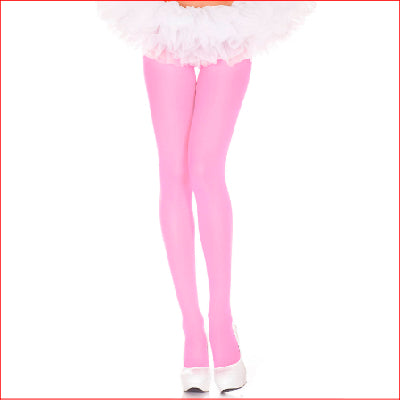 747 Opaque Tights Doll Pink