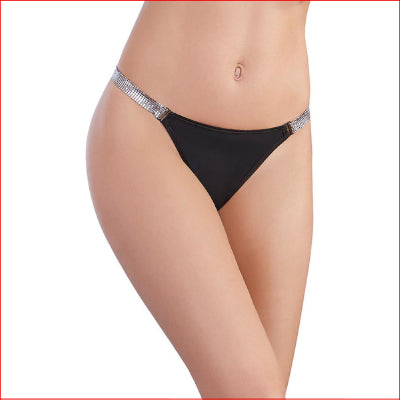 Dreamgirl 1452 Metal Strap G Black Large