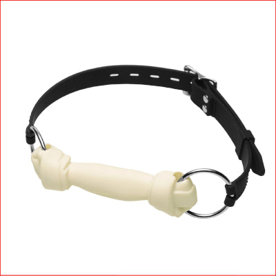 Silicone Chew Gag White