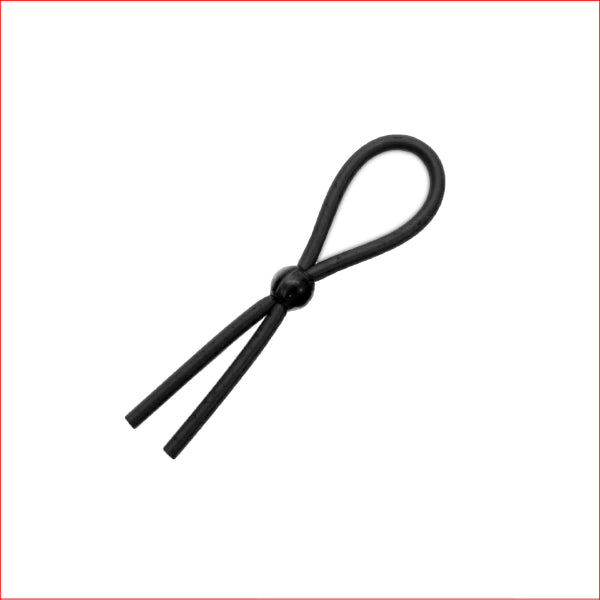 Silicone Cock Tie Black