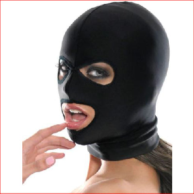 Fetish Fantasy Spandex 3 Hole Hood