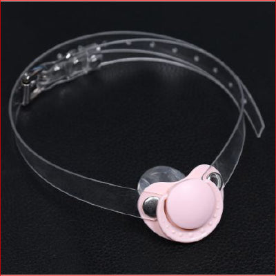 a117 Dummy Mouth Gag Baby Pink