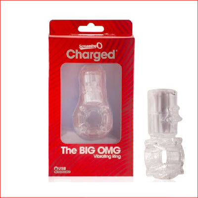 The Big Omg Vibrating Ring Clear