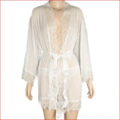 2000b Alison Lace Brunch Coat White OS