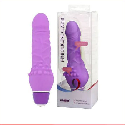 Mini Silicone Classic Purple 5.25"