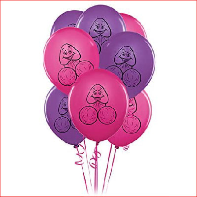Hens Night Balloons Penis 8pk