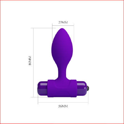 Pretty Love Vibra Purple Butt Plug