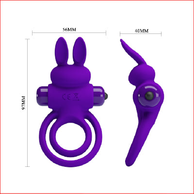 Pretty Love Vibrant Penis Ring llI Purpl