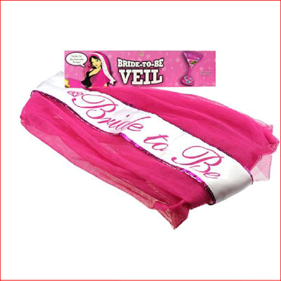 Bride To Be Veil Hot Pink