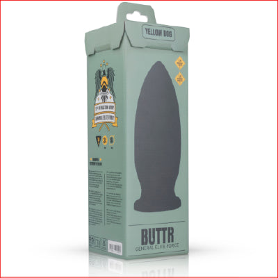 Buttr Yellow Dog Anal Plug 9.4"