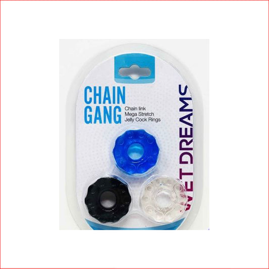 Chain Gang Silicone Erection Rings