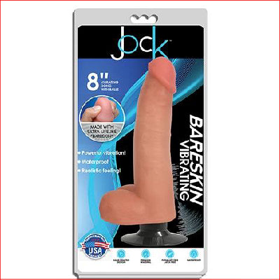 JOCK 8" Vibrating Dong