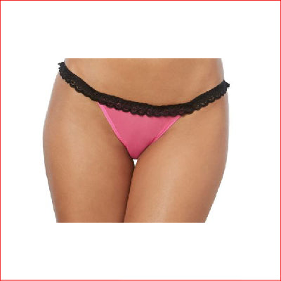 Open Back Heart Pants Hot Pink X-Large