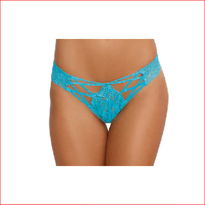 Dreamgirl 1435 CrissX Lace Turquoise X-L