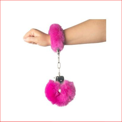 Fluffy Handcuffs Fuchsia