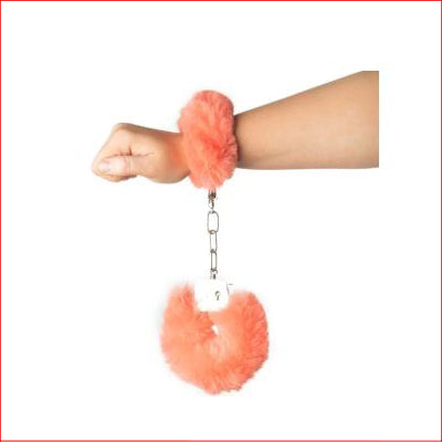 Fluffy Handcuffs Peach