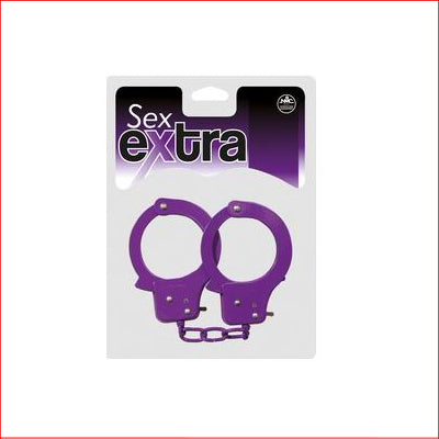 Sex Extra Metal Cuffs Purple