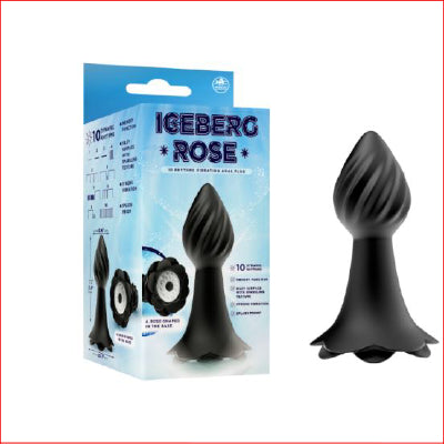 Iceberg Rose Vibrating Plug