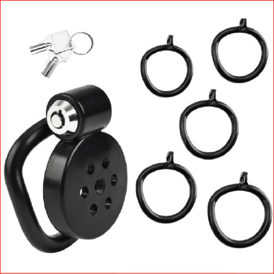 Cock Cage Micro 5 Rings Included