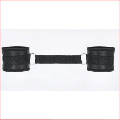 Satin Velcro Cuffs Black
