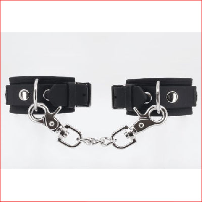 Heavy Duty Silicone Cuffs Black