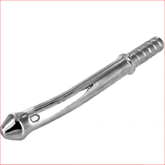Stainless Steel Phalic Baton Dildo