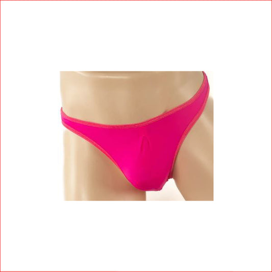 201 Men's Lycra G-String Hot Pink OS