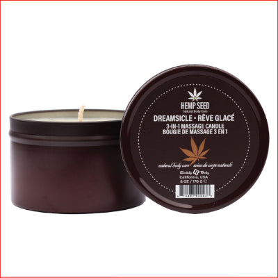 Hemp Seed 3 -In-1 Massage Candle Dreamsicle
