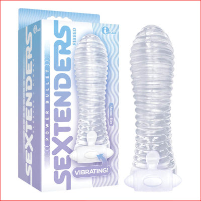 The 9's Vibrating Sextenders Ribbed