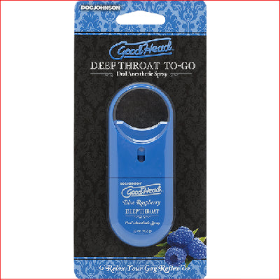 Good Head Deep Throat To Go Blue Raspberry