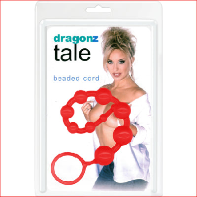 Dragonz Tale Beaded Cord Red