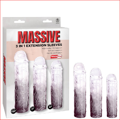 Massive 3 in 1 Extention Sleeve Smoke