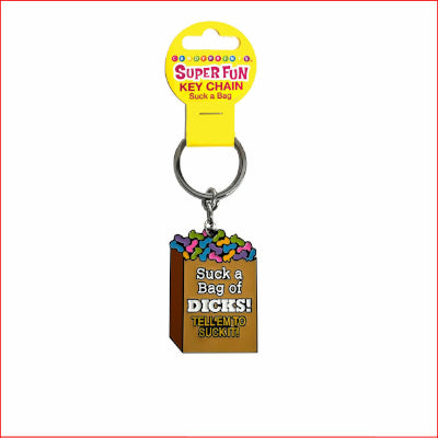 Super Fun Key Chain - Suck A Bag
