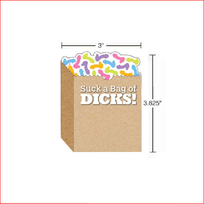 Suck A Bag Of Dicks! Sticky Notes