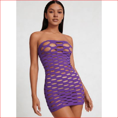 Tube Dress Purple OS